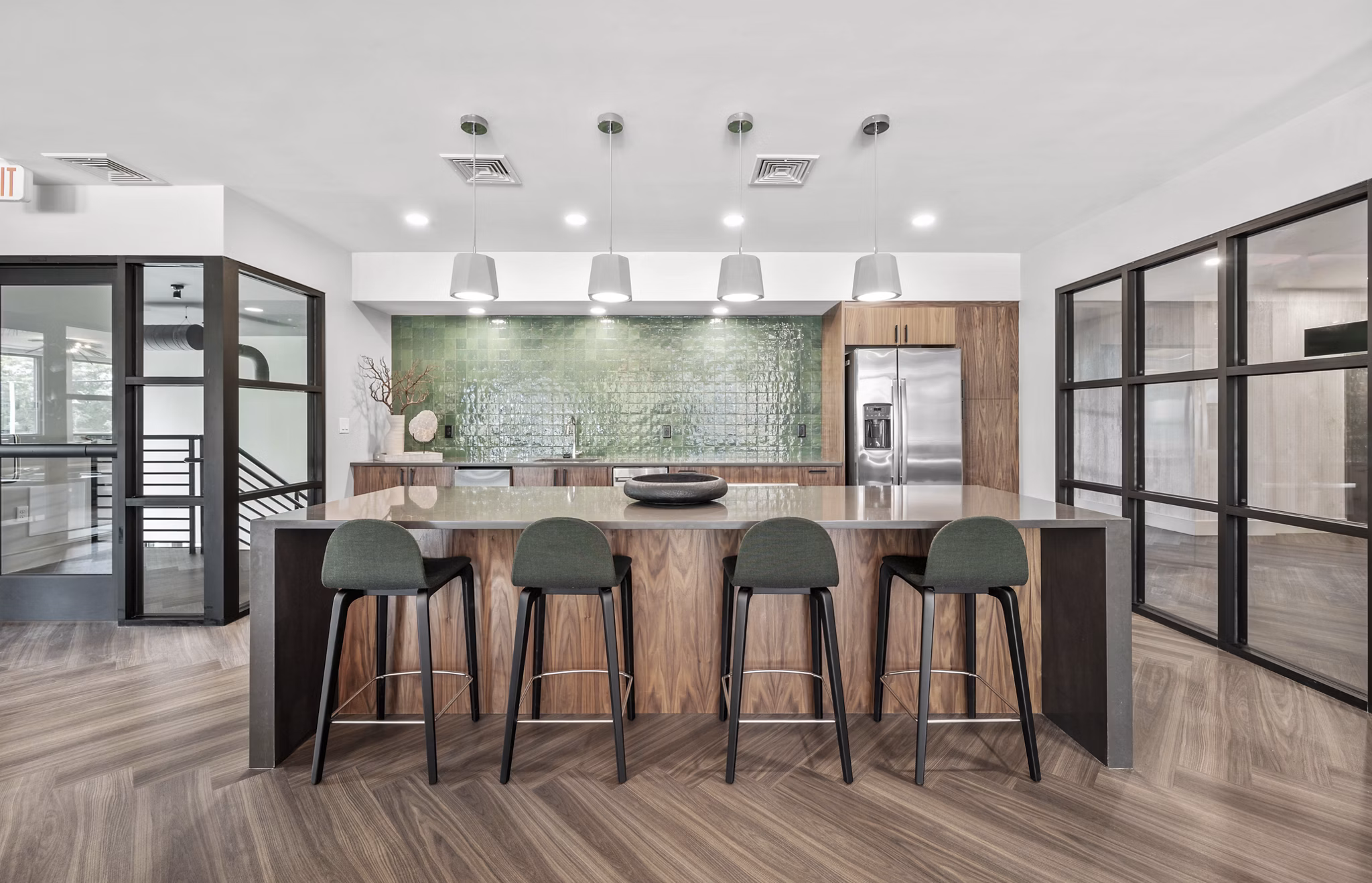 Clubhouse featuring modern design and social spaces at Arris Apartments, a luxury living community