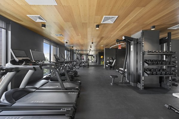 State-of-the-art fitness center with modern equipment at Arris Apartments