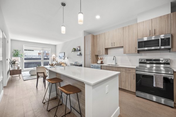 kitchen at Arris Apartments