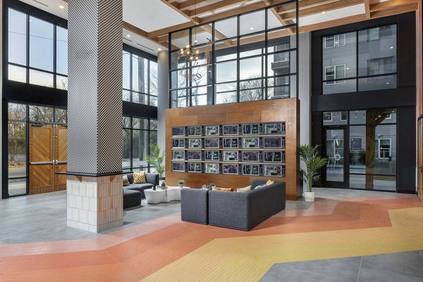 Clubhouse at Broadstone Craft Apartments: Upscale recreational space with modern design and vibrant social areas, ideal for events and gatherings