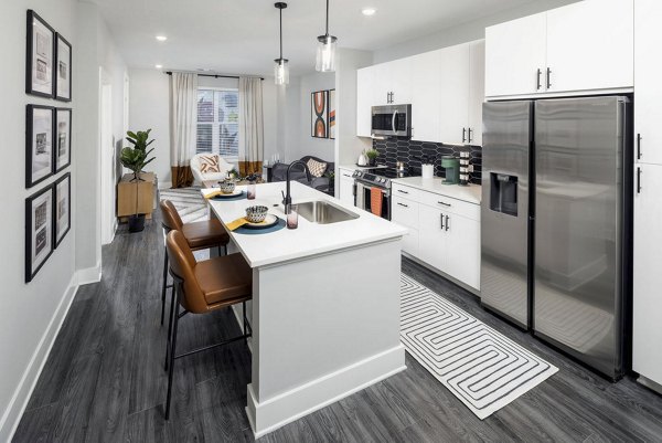 kitchen at Broadstone Craft Apartments