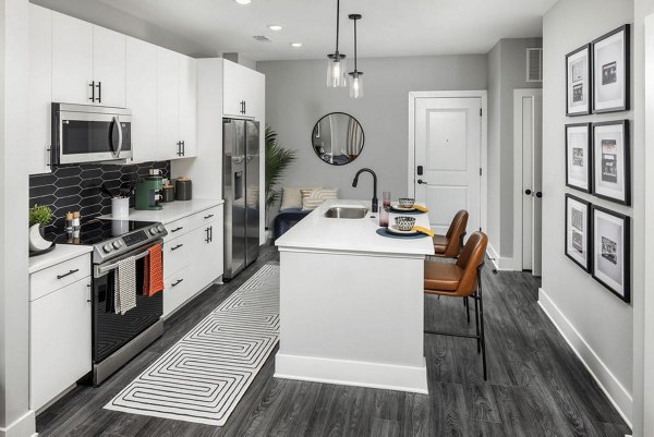 kitchen at Broadstone Craft Apartments