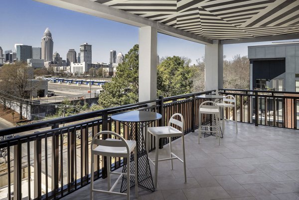 rooftop deck at Broadstone Craft Apartments