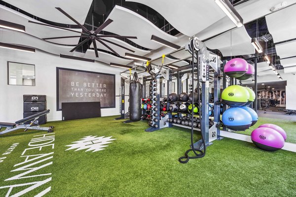 State-of-the-art fitness center featuring modern equipment at Hideaway North Scottsdale Apartments