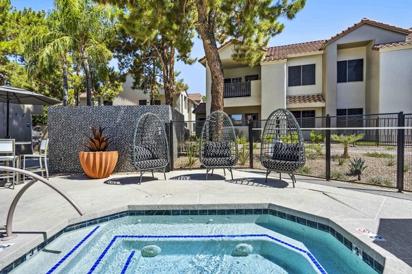 hot tub/jacuzzi at Hideaway North Scottsdale Apartments