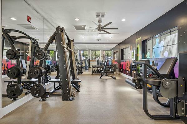 fitness center at Lazo Apartments