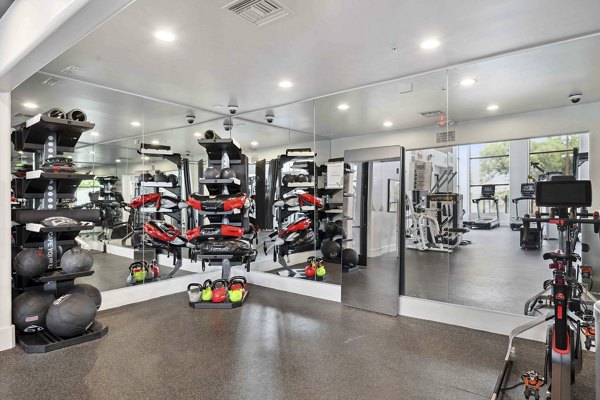 fitness center at Nines at Kierland Apartments