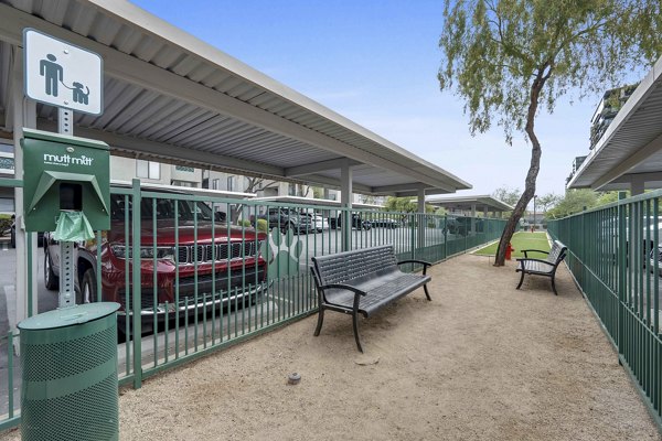 dog park at Nines at Kierland Apartments