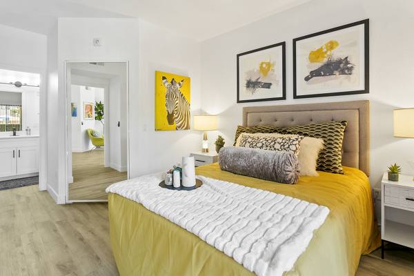 bedroom at San Portella Apartments