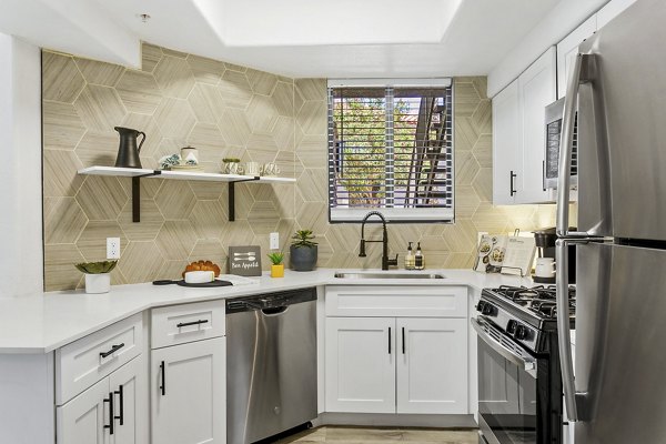 kitchen at San Portella Apartments