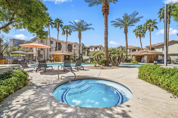 hot tub/jacuzzi at San Portella Apartments