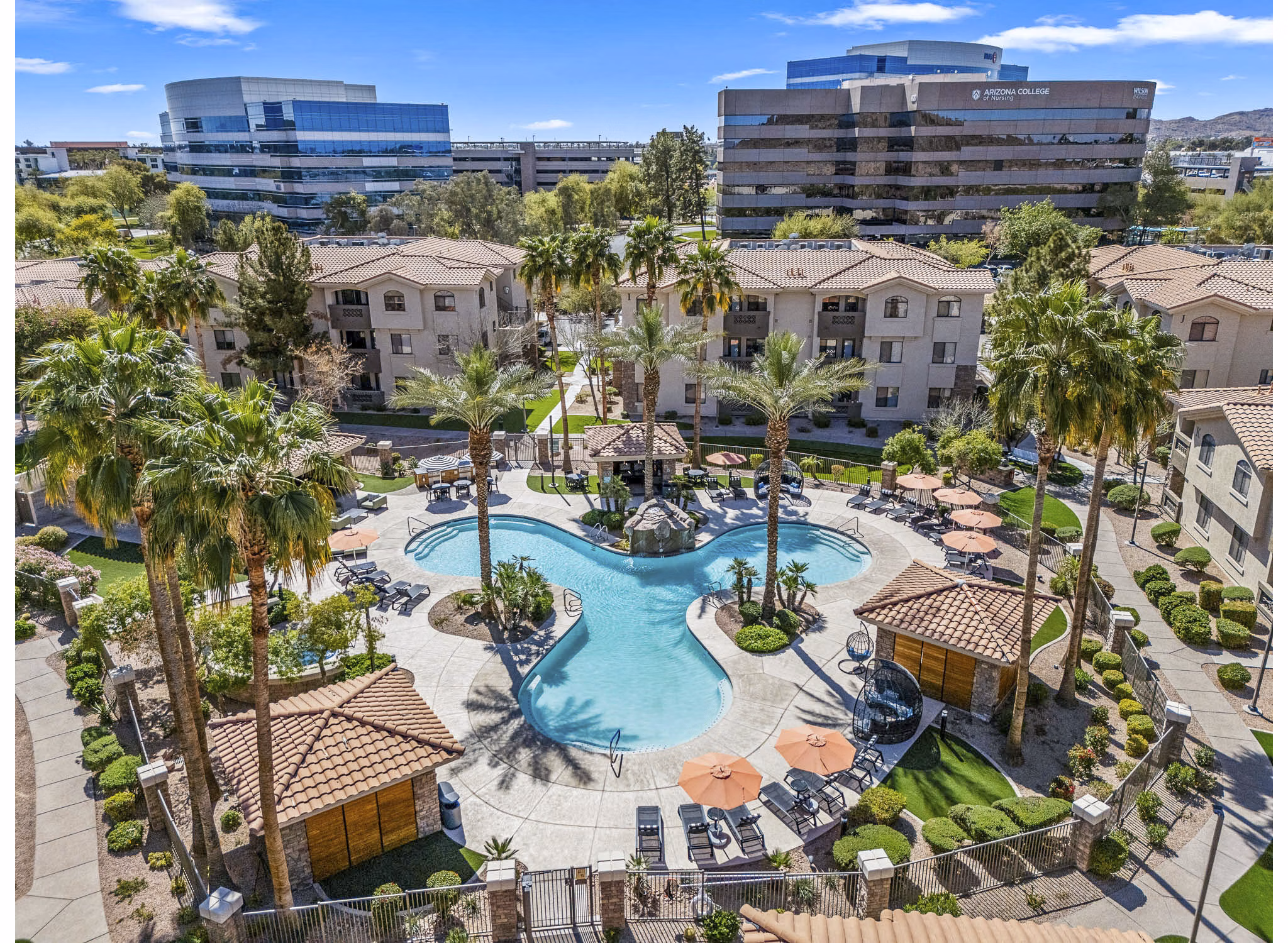 pool at San Portella Apartments