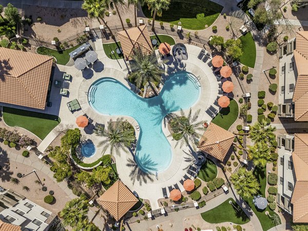 pool at San Portella Apartments