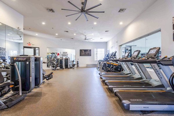 State-of-the-art fitness center with modern equipment at Zone Apartments