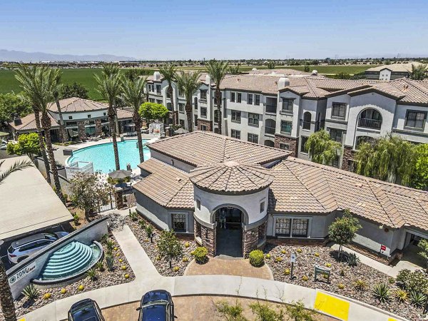 pool at Zone Luxe Apartments