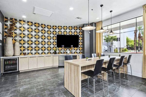 clubhouse/lobby at Zone Westgate Apartments