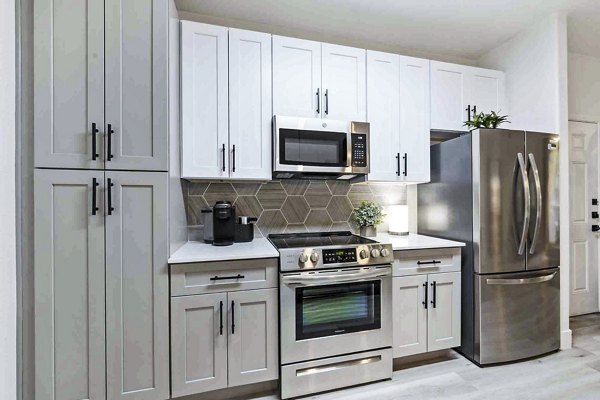 kitchen at Zone Westgate Apartments