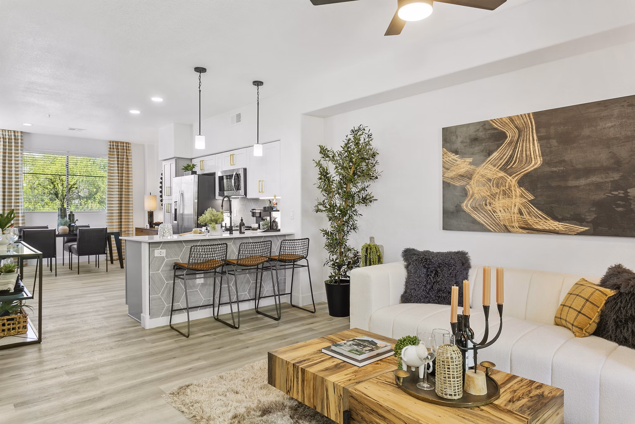 living room at Zone Westgate Apartments