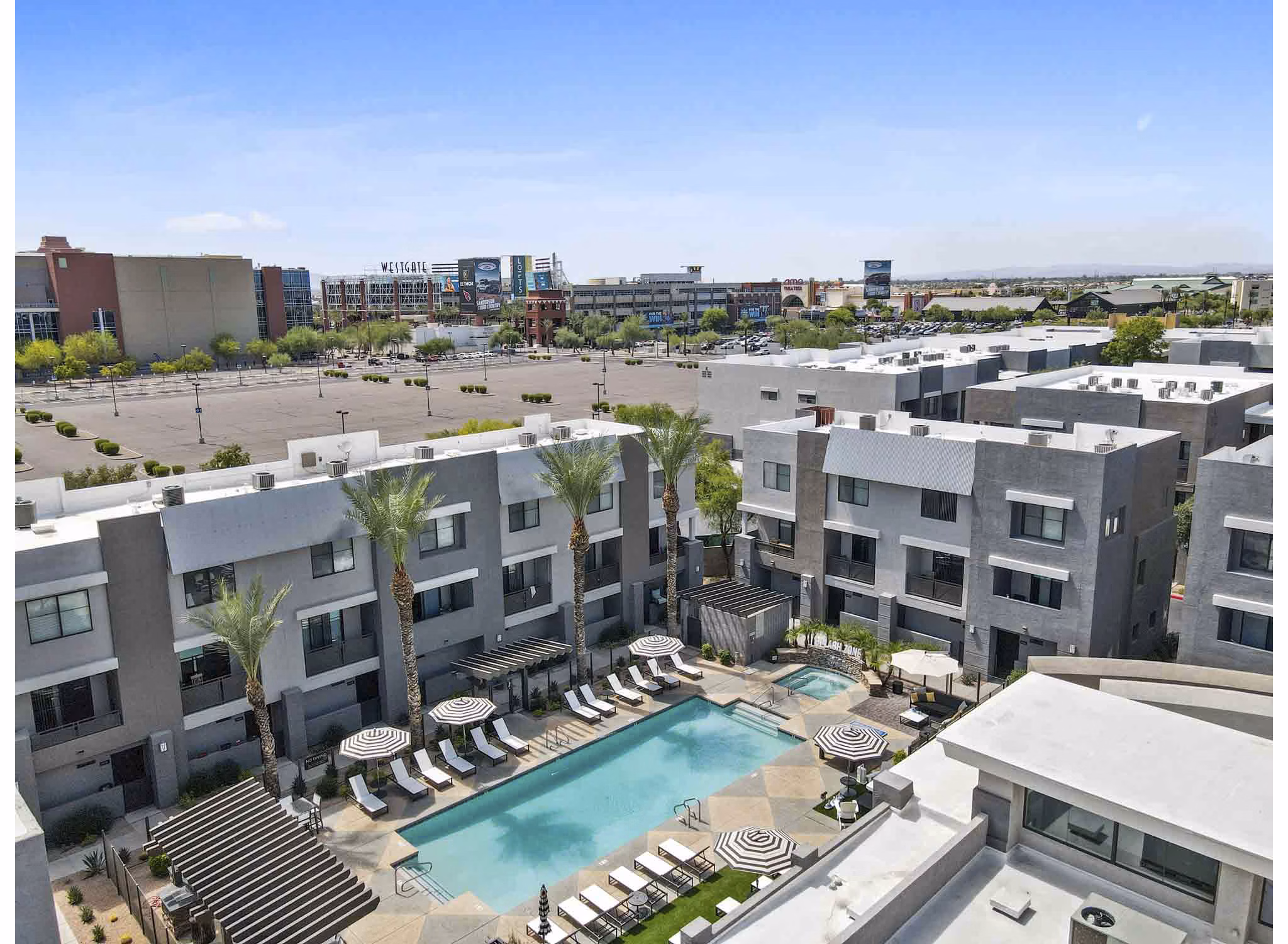 pool at Zone Westgate Apartments
