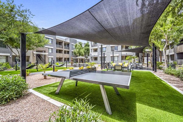 patio/recreational area at Zone Westgate Apartments