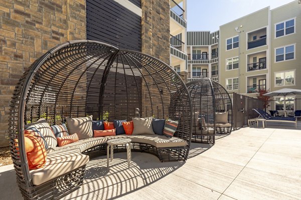 courtyard at Five810 Southlands Apartments