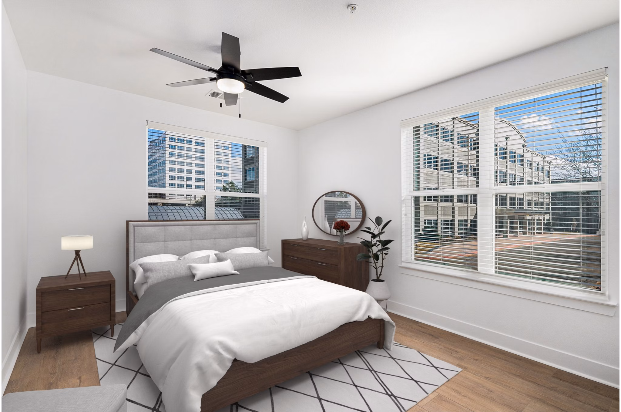 bedroom at Mezz at Fiddler's Green Apartments