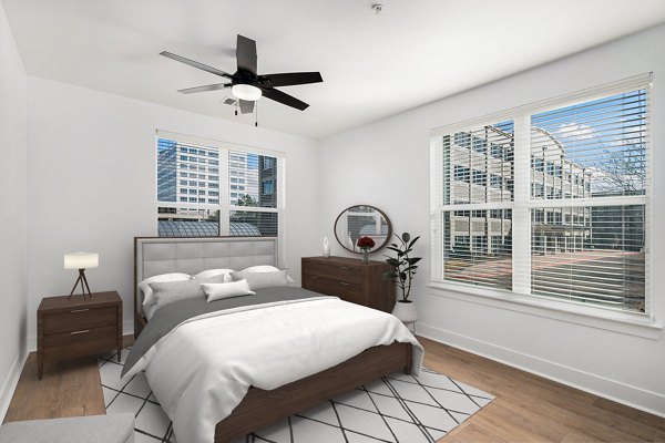 bedroom at Mezz at Fiddler's Green Apartments