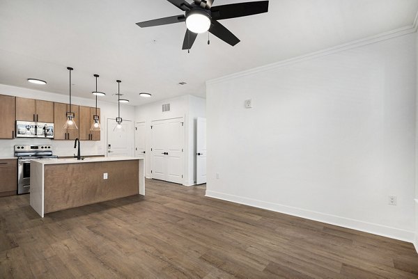 kitchen at Mezz at Fiddler's Green Apartments