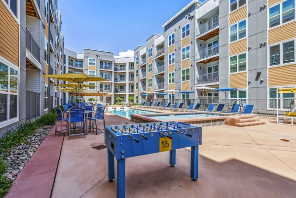 patio/recreational area at Mezz at Fiddler's Green Apartments