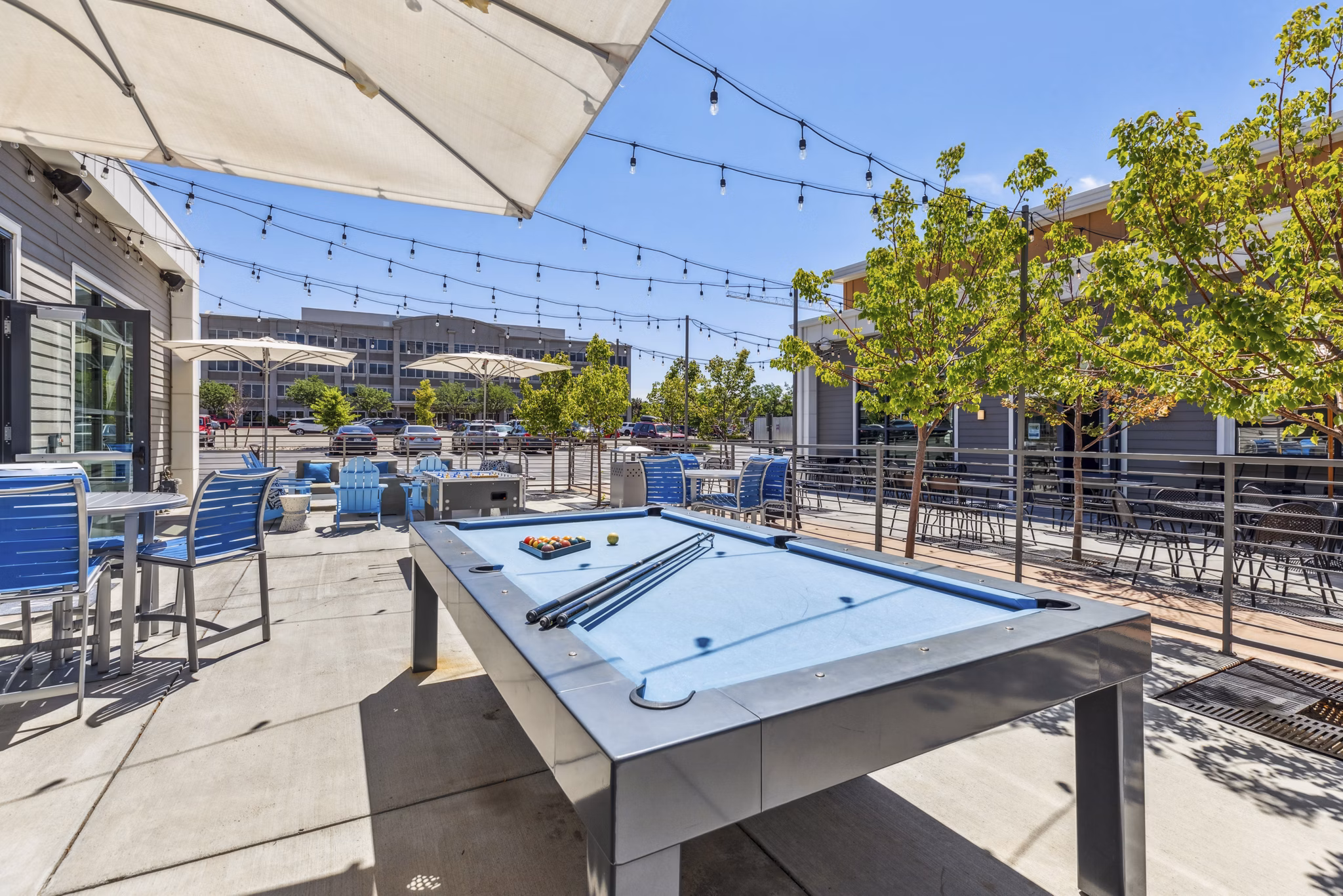 recreational area at Mezz at Fiddler's Green Apartments