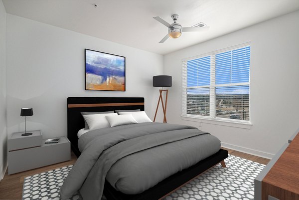 bedroom at Talus Flats Apartments