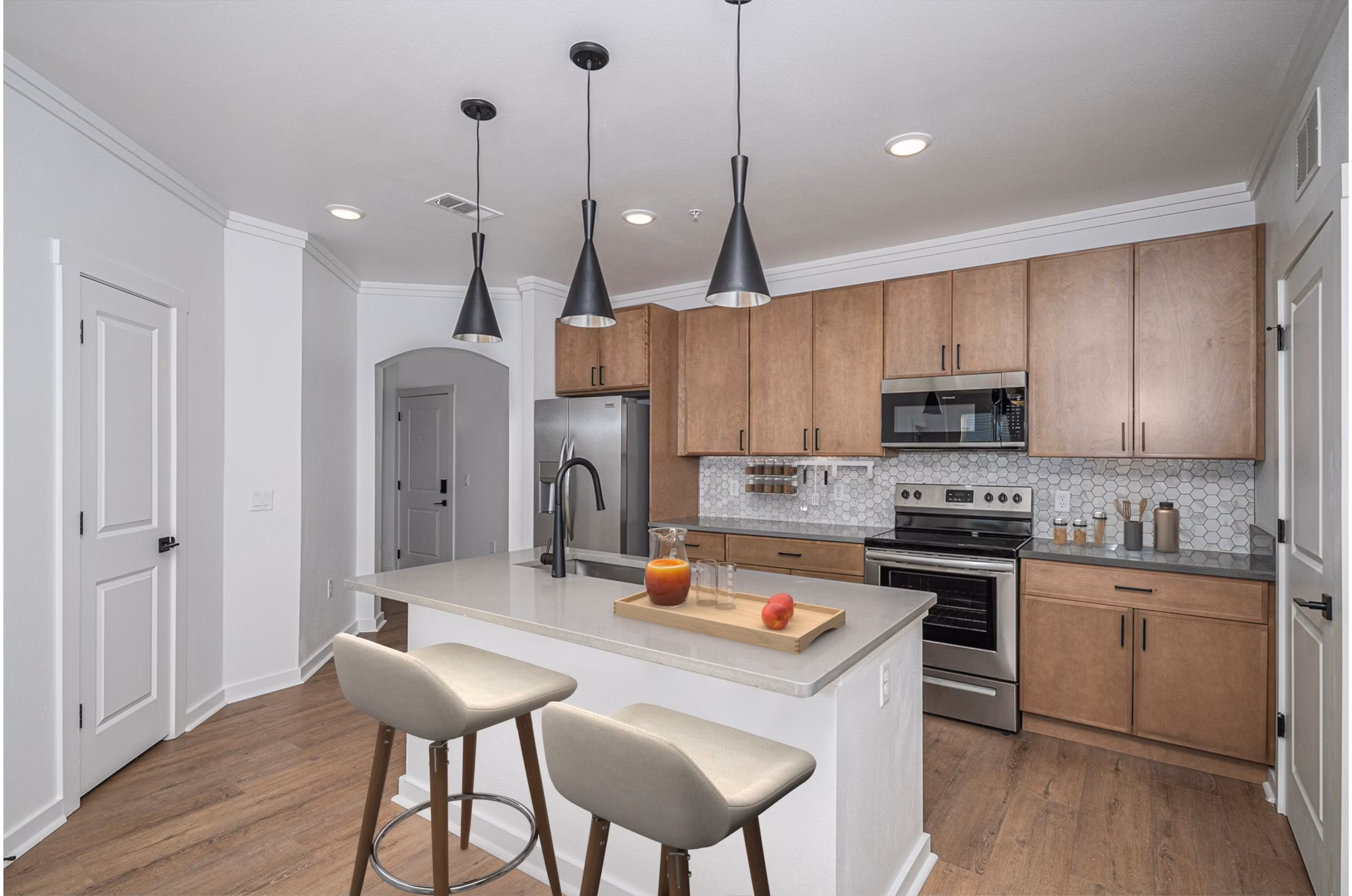 kitchen at Talus Flats Apartments