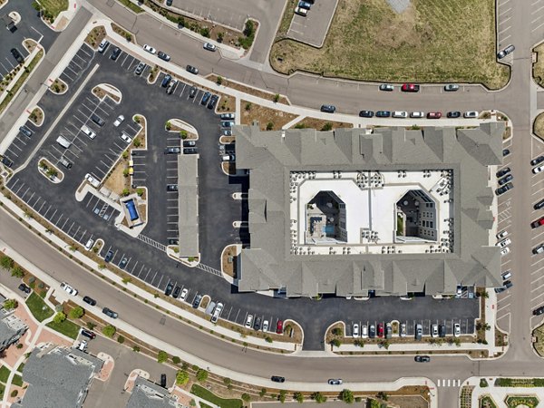 Mountain view from Talus Flats Apartments balconies in luxury setting