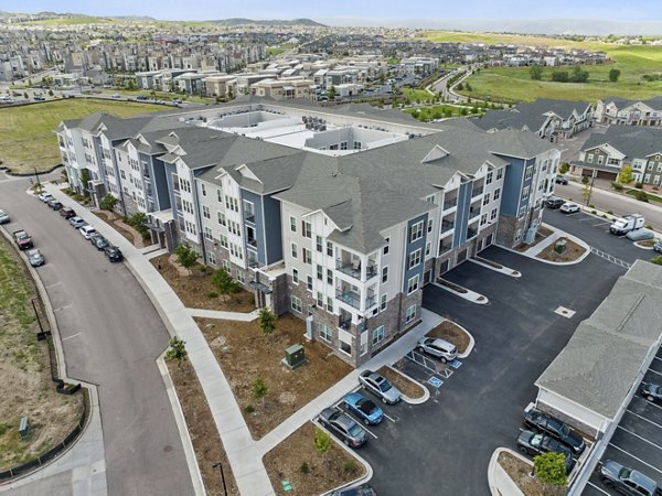 Talus Flats Apartments: Scenic mountain view from luxury apartments in vibrant urban setting