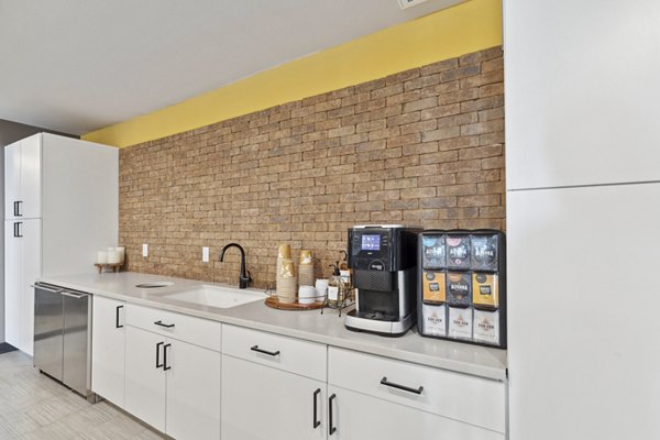 Modern clubhouse with contemporary design at The Zeb Apartments