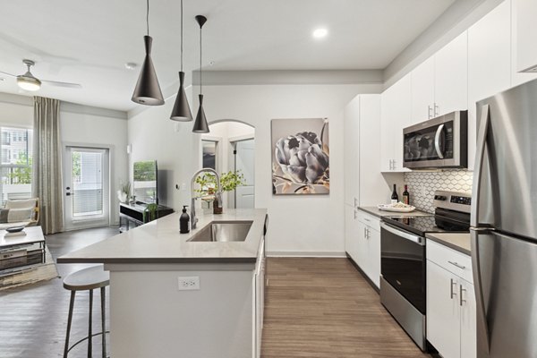 kitchen at The Zeb Apartments