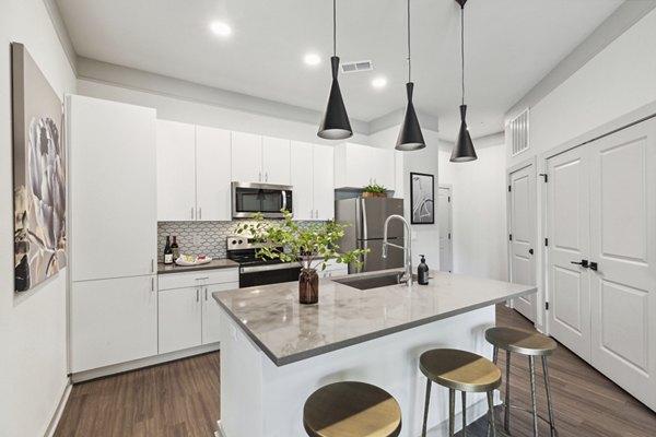 kitchen at The Zeb Apartments