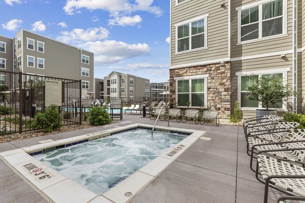 Revitalize in a luxurious hot tub at The Zeb Apartments