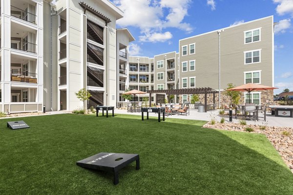 courtyard at The Zeb Apartments