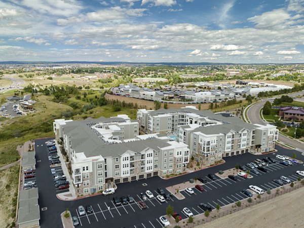The Zeb Apartments: Scenic view from luxury high-rise in vibrant cityscape
