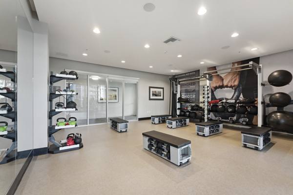 fitness center at Vive Luxe Apartments