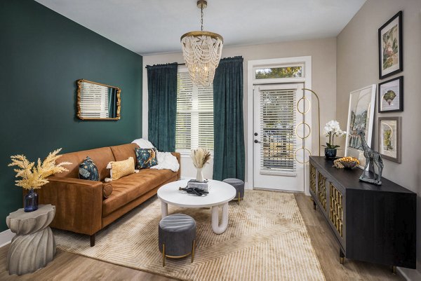 Spacious living room featuring modern decor at Broadstone 2Thirty Apartments