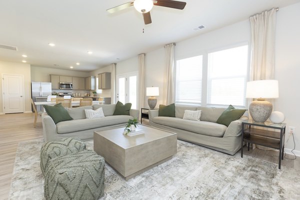 Elegant clubhouse with modern furnishings at The Springs at Arcadia Apartments