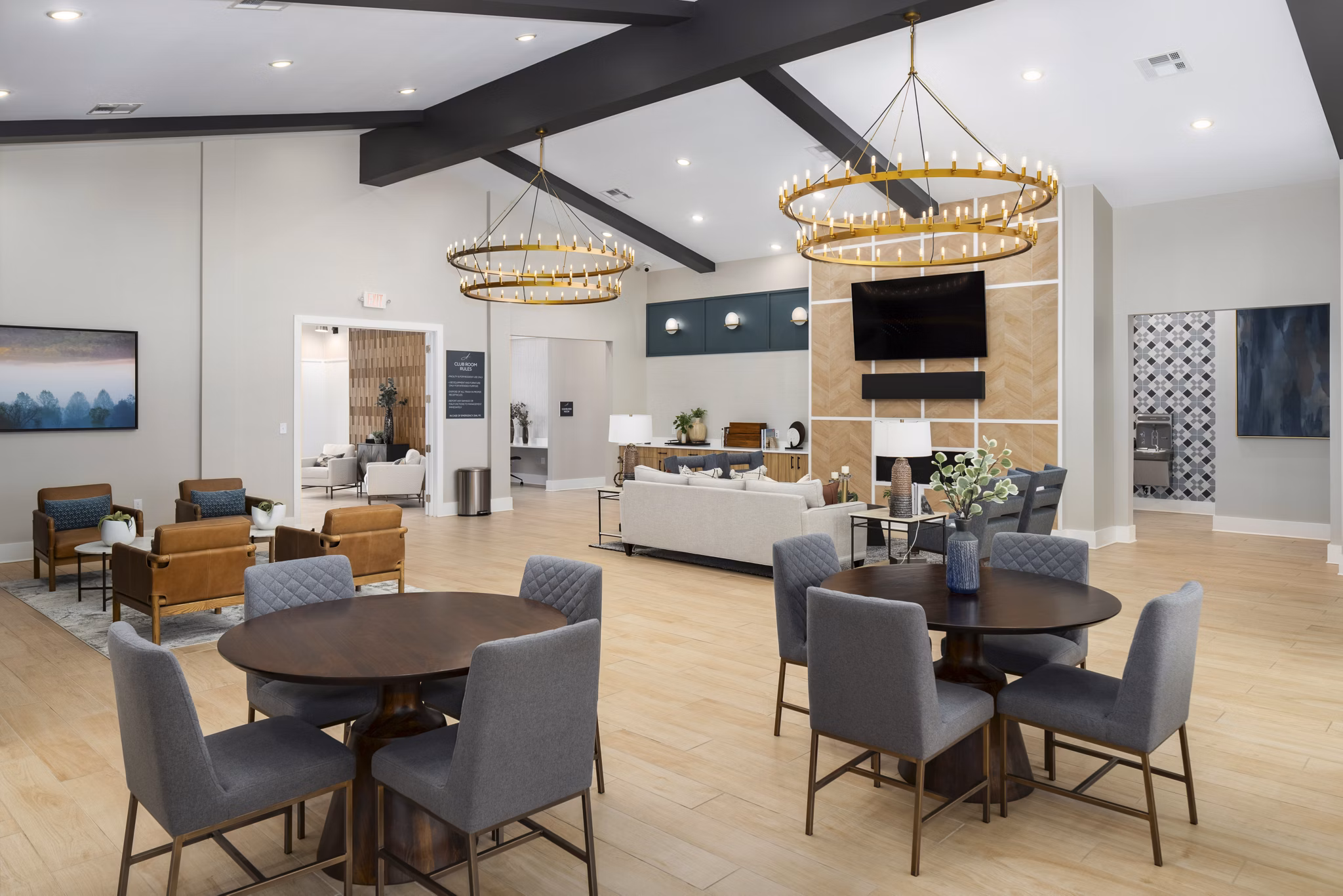 clubhouse at The Alexandria Apartments 