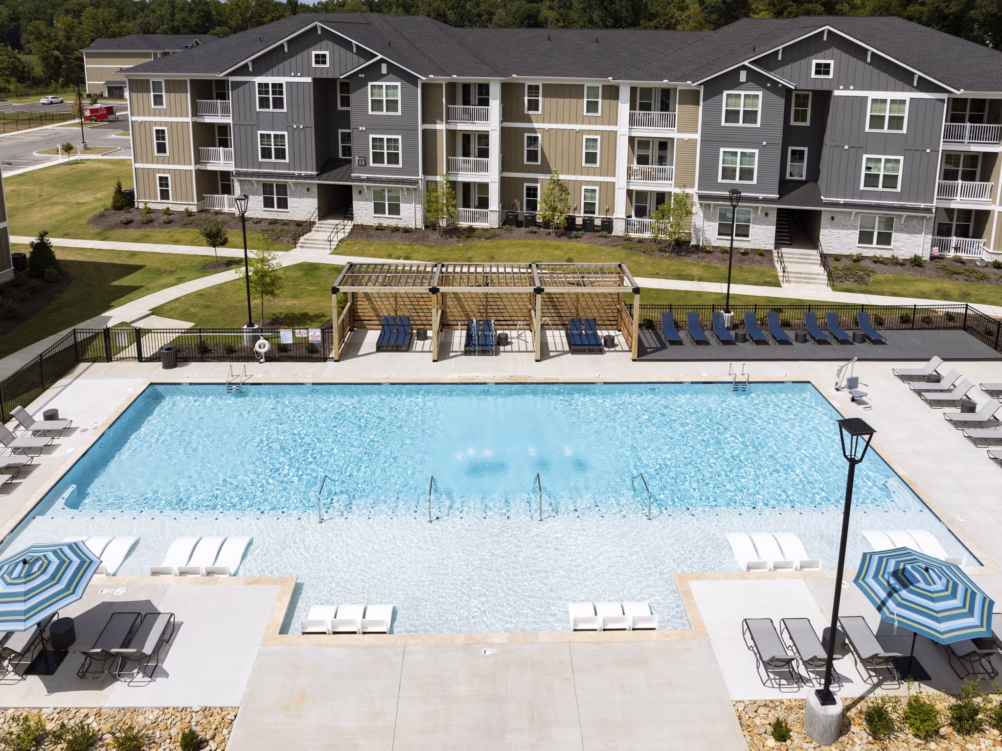 pool at The Alexandria Apartments 