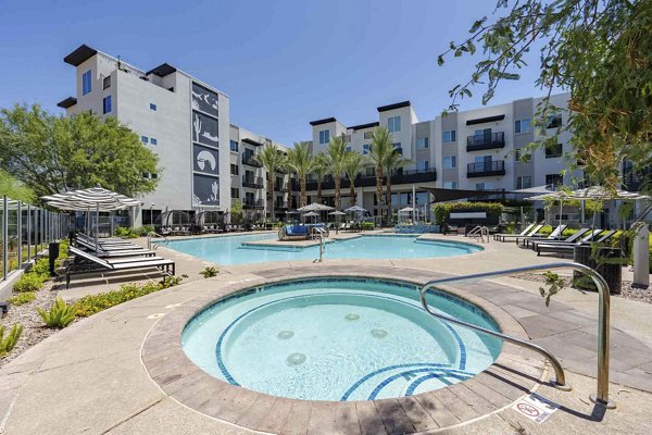 hot tub/jacuzzi at Slate Scottsdale Apartments