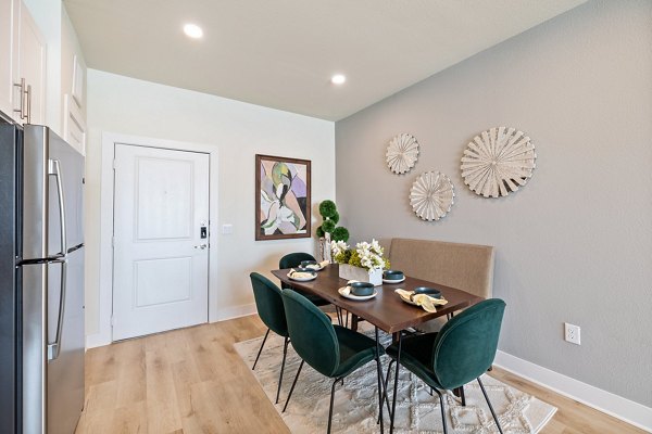 dining room at Birchway Perry Road Apartments