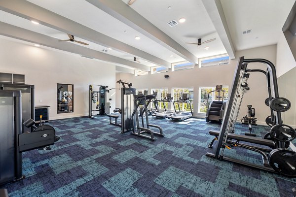 fitness center at Birchway Perry Road Apartments