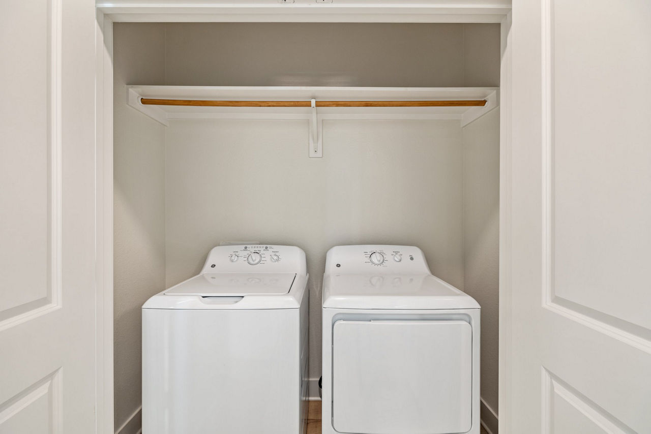 Laundry room at Birchway Perry Road