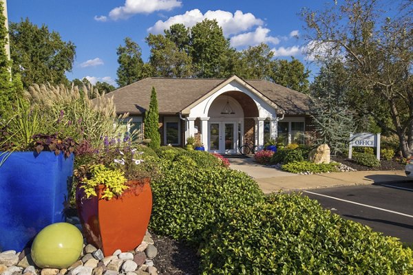 Collins Crossing: Luxury apartment complex with landscaped grounds in Chapel Hill